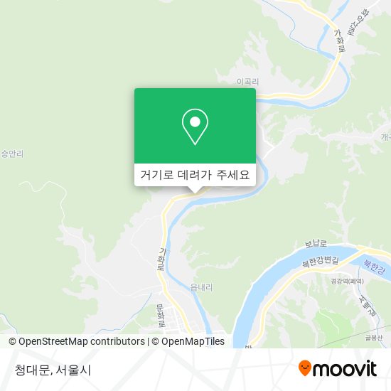 청대문 지도