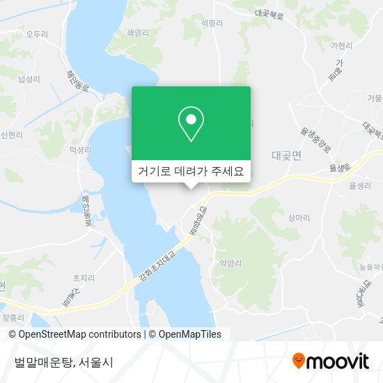 벌말매운탕 지도