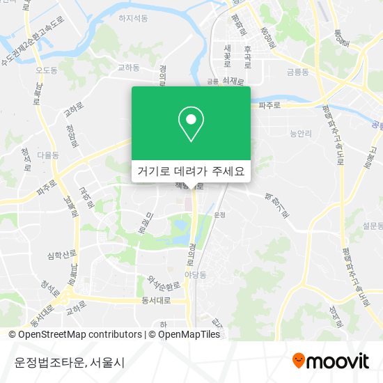 운정법조타운 지도