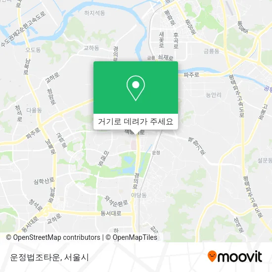 운정법조타운 지도