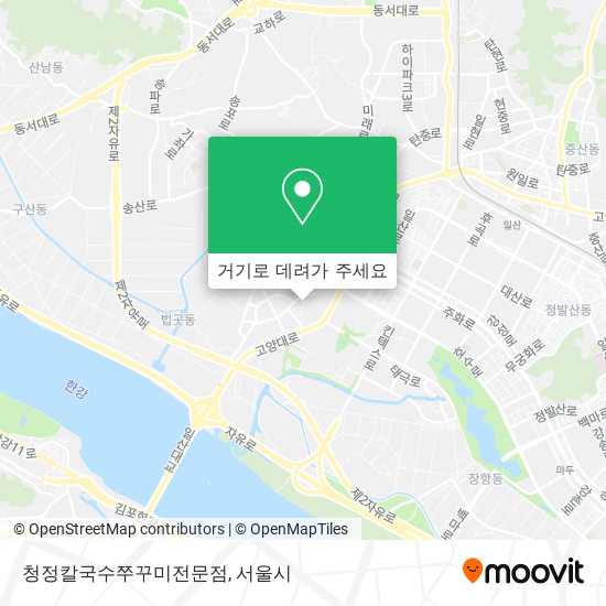 청정칼국수쭈꾸미전문점 지도