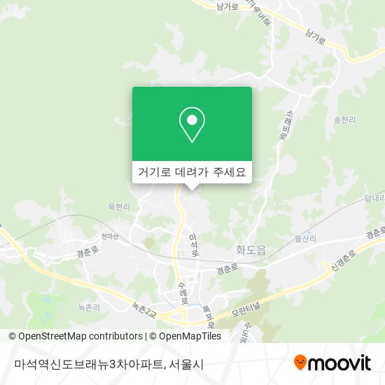 마석역신도브래뉴3차아파트 지도