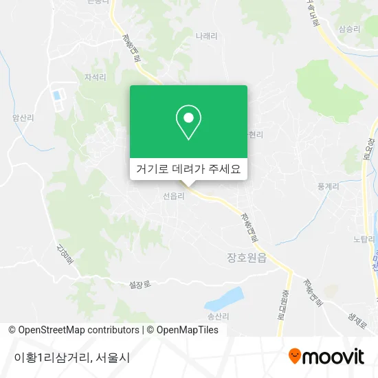 이황1리삼거리 지도