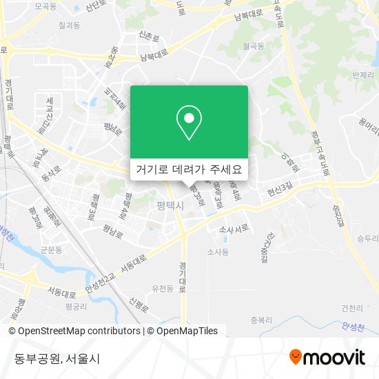 동부공원 지도
