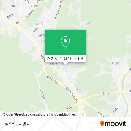 설악만 지도