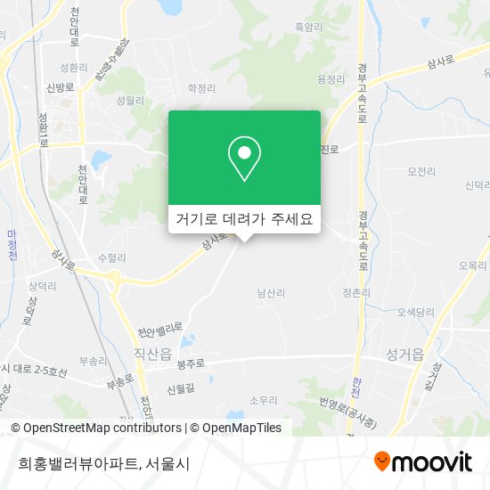 희홍밸러뷰아파트 지도