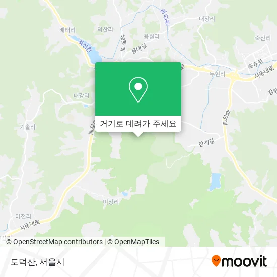도덕산 지도