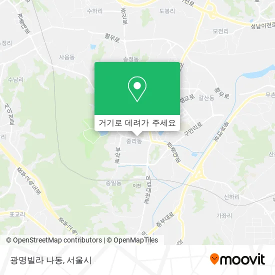 광명빌라 나동 지도