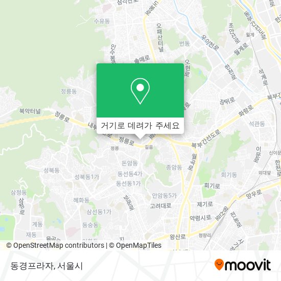 동경프라자 지도