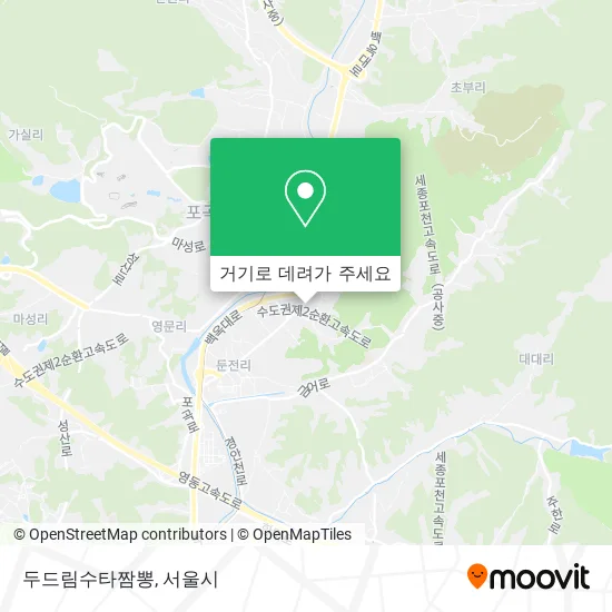 두드림수타짬뽕 지도