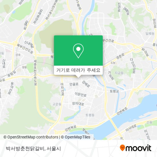 박서방춘천닭갈비 지도
