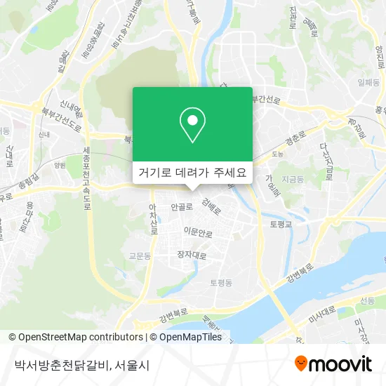 박서방춘천닭갈비 지도