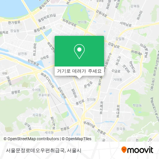 서울문정로데오우편취급국 지도