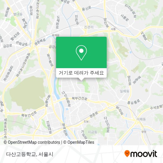 다산고등학교 지도