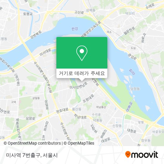 미사역 7번출구 지도