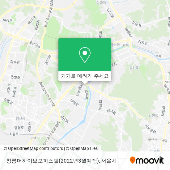 창릉더하이브오피스텔(2022년3월예정) 지도