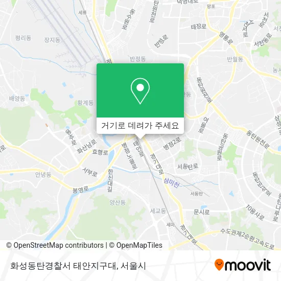 화성동탄경찰서 태안지구대 지도