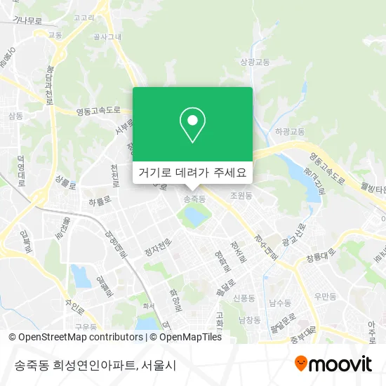 송죽동 희성연인아파트 지도