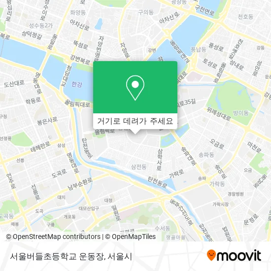 서울버들초등학교 운동장 지도