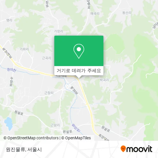 원진물류 지도
