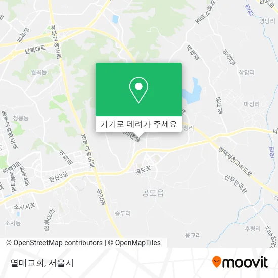 열매교회 지도