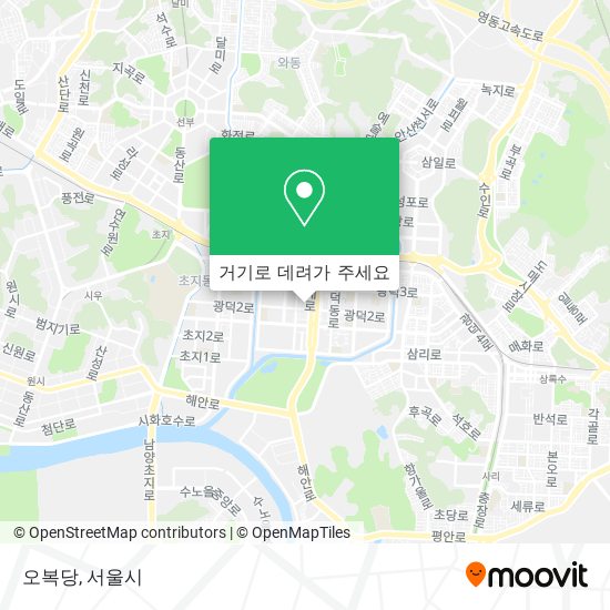 오복당 지도