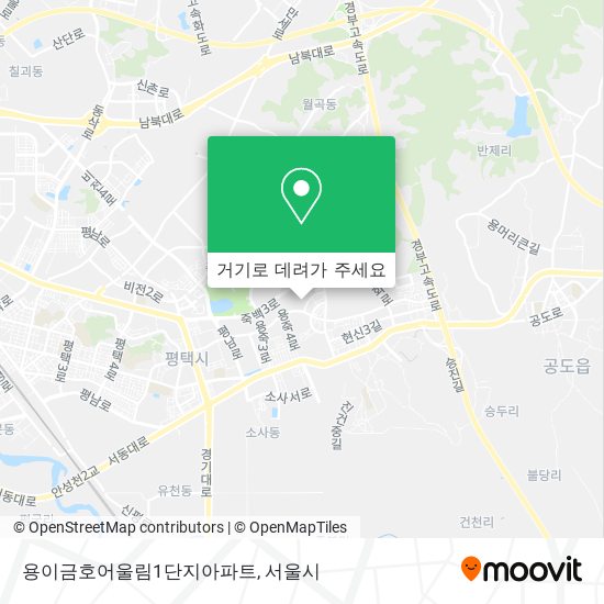 용이금호어울림1단지아파트 지도