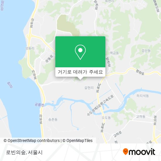 로빈의숲 지도