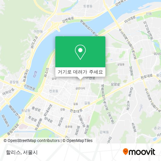 할리스 지도