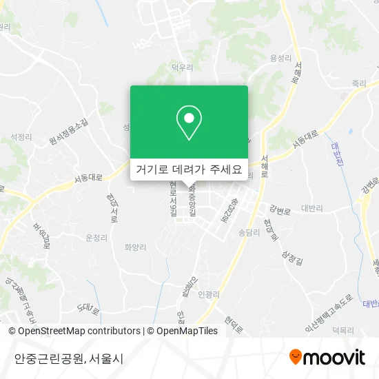 안중근린공원 지도