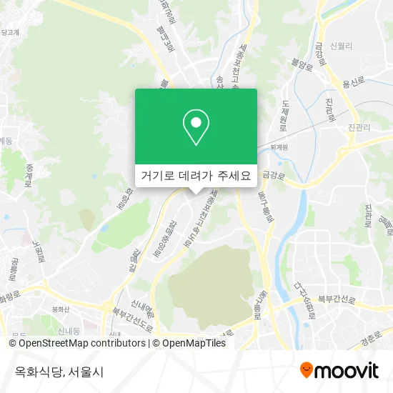 옥화식당 지도