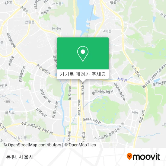 동탄 지도