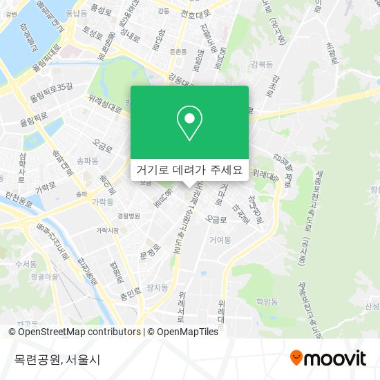 목련공원 지도