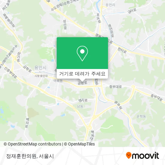 정재훈한의원 지도