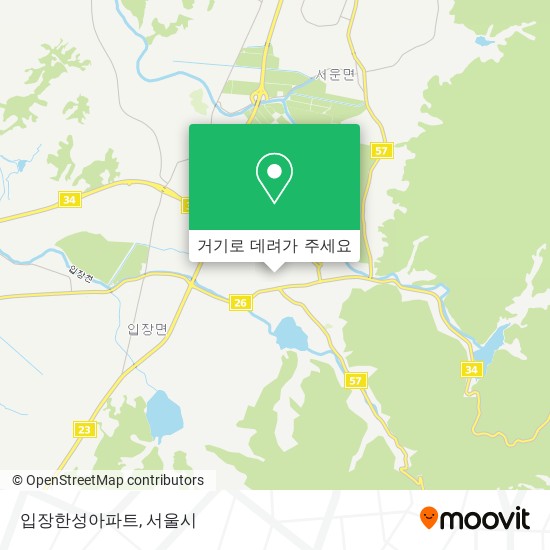입장한성아파트 지도