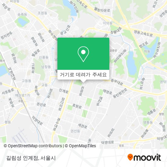 길림성 인계점 지도