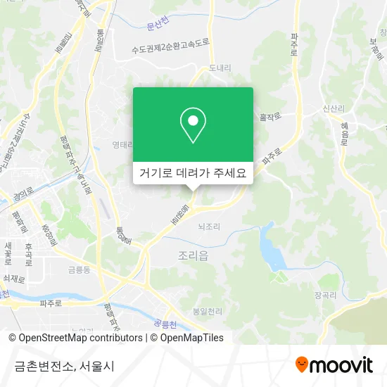 금촌변전소 지도
