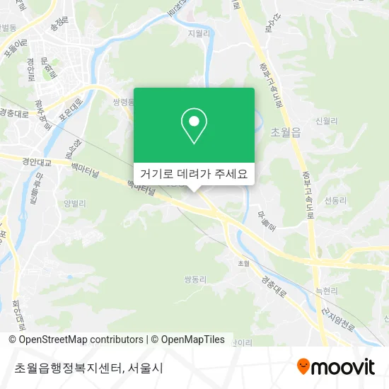 초월읍행정복지센터 지도