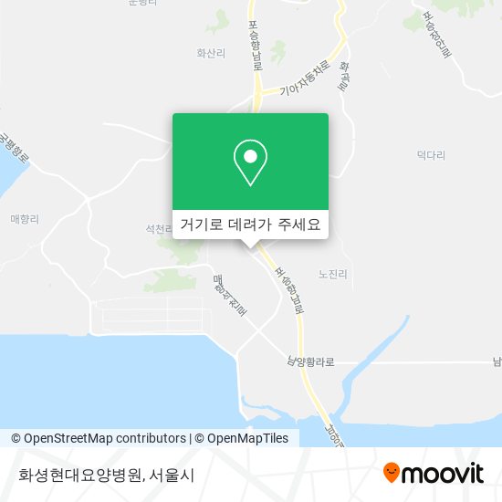 화셩현대요양병원 지도