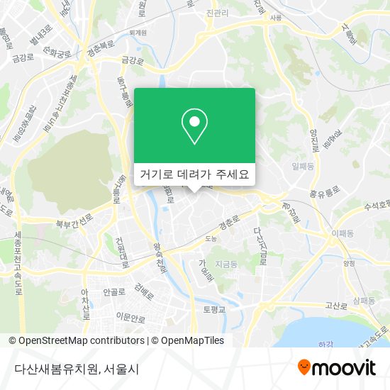 다산새봄유치원 지도