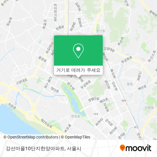 강선마을10단지한양아파트 지도