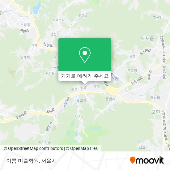 이룸 미술학원 지도