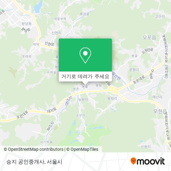 승지  공인중개사 지도