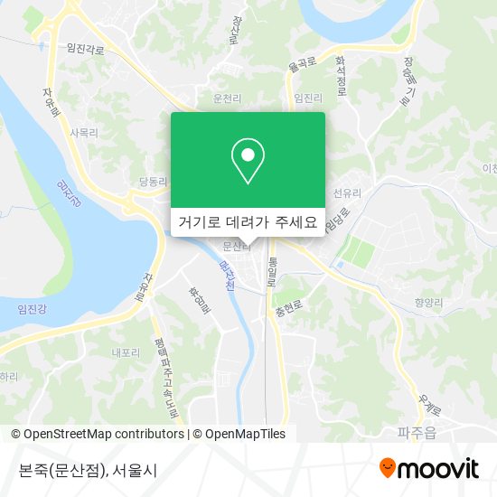 본죽(문산점) 지도