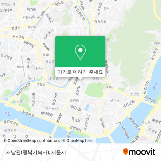 새날관(행복기숙사) 지도