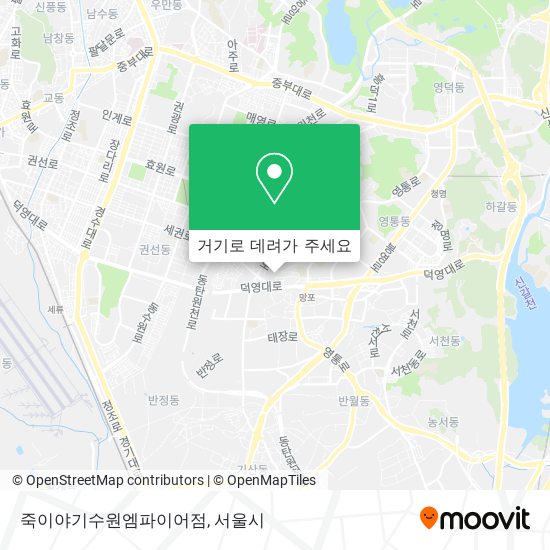 죽이야기수원엠파이어점 지도