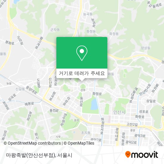 마왕족발(안산선부점) 지도