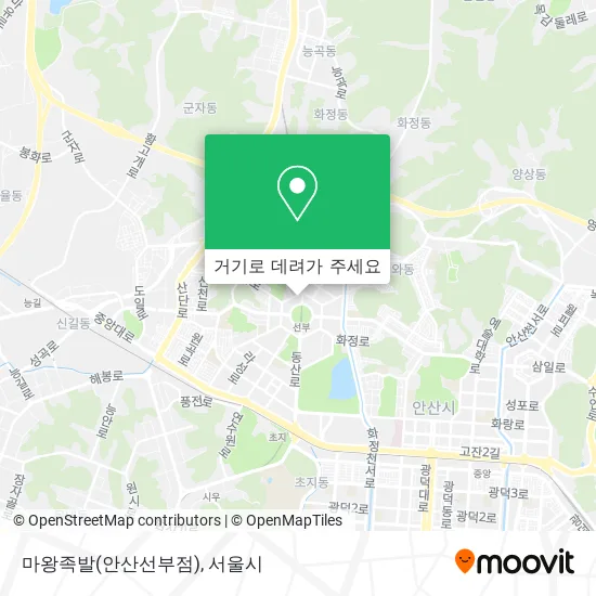 마왕족발(안산선부점) 지도