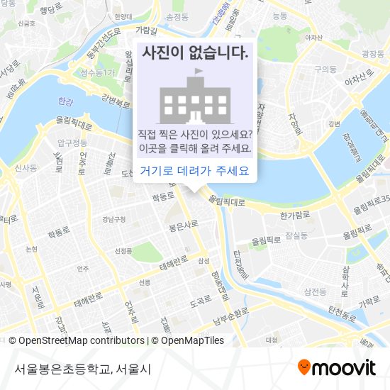 서울봉은초등학교 지도