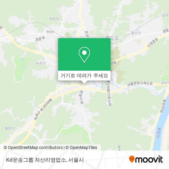 Kd운송그룹 차산리영업소 지도
